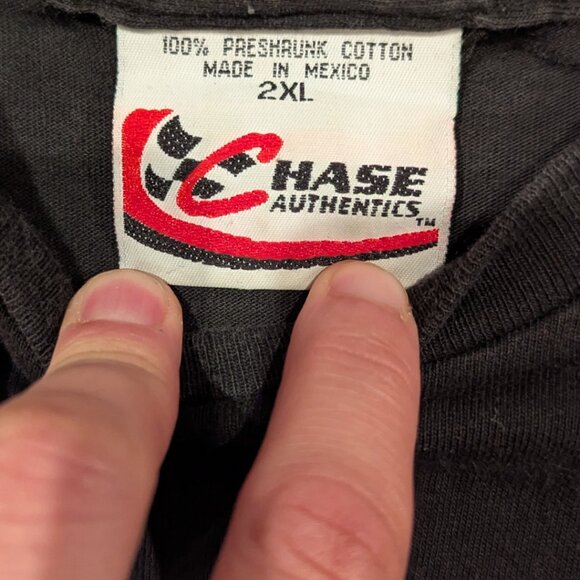 SOLD 2004 AOP Dale Earnhardt Jr NASCAR Tee Chase Authentics Tag Size 2 XL Men - Picture 5 of 6